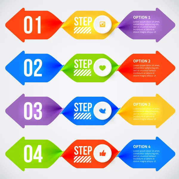 Modernes Element der Infografik — Stockvektor