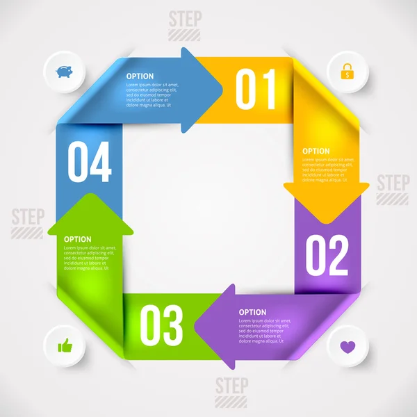 Modernes Element der Infografik — Stockvektor