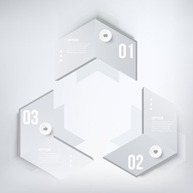 Modern infographics öğesi