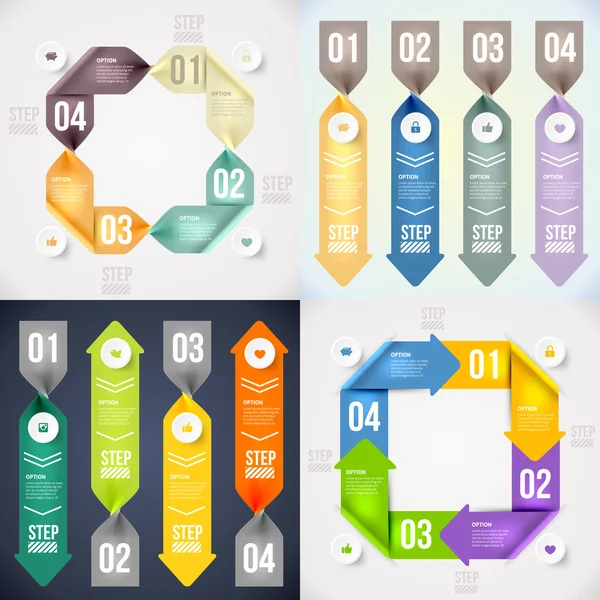 Modern infographics elements — Stock Vector