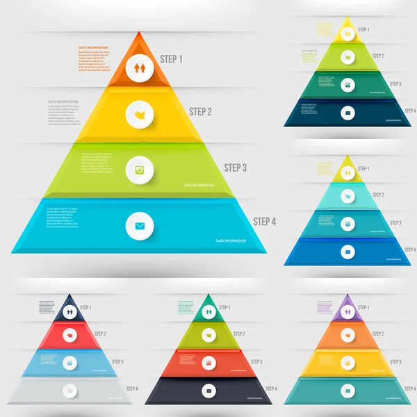 Elementos modernos de infografía — Vector de stock