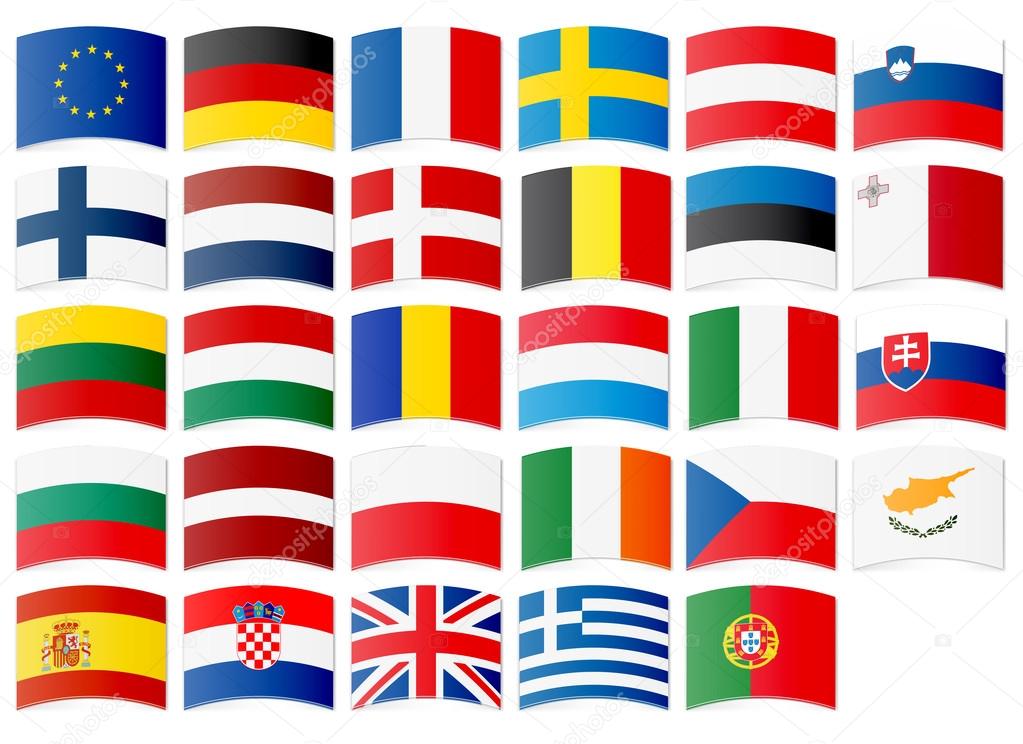 flags of the European Union