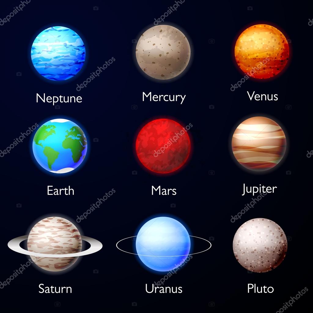 Sintético 90+ Foto De Qué Color Son Los Planetas Del Sistema Solar ...