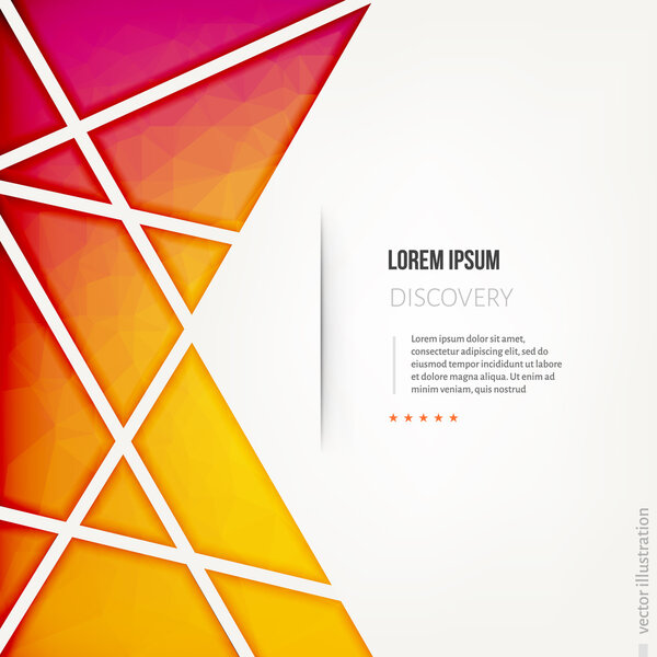 Абстрактный шаблон дизайна многоугольника
