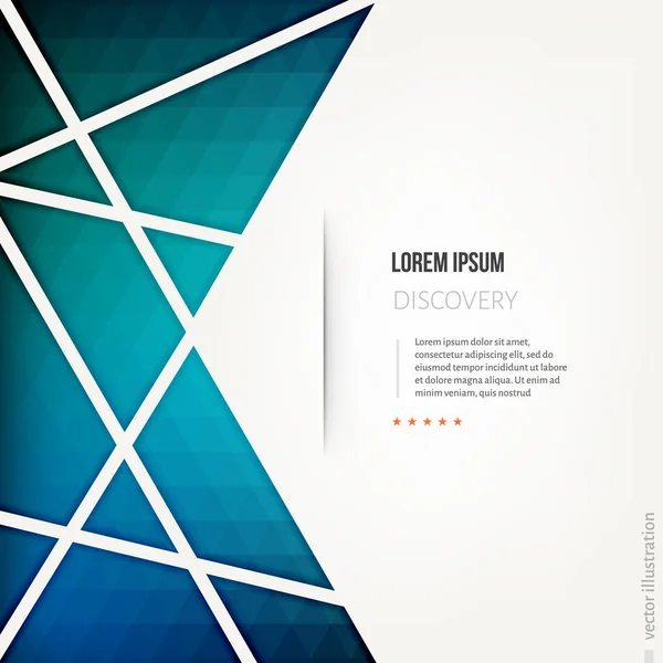 Soyut üçgen tasarım şablonu