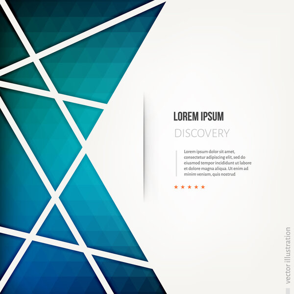 Абстрактный шаблон треугольника
