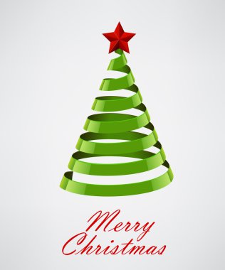 soyut şerit Noel ağacı