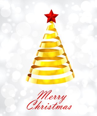 soyut şerit Noel ağacı