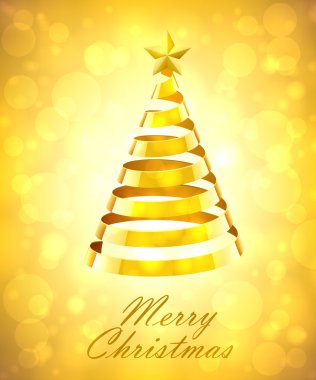 soyut şerit Noel ağacı