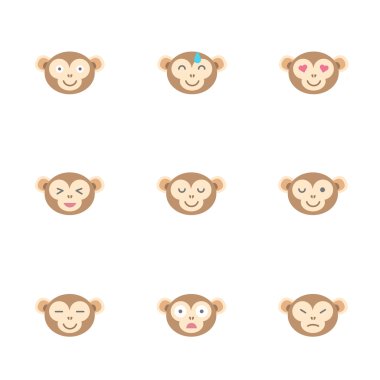 Set ofmonkey ifadeleri