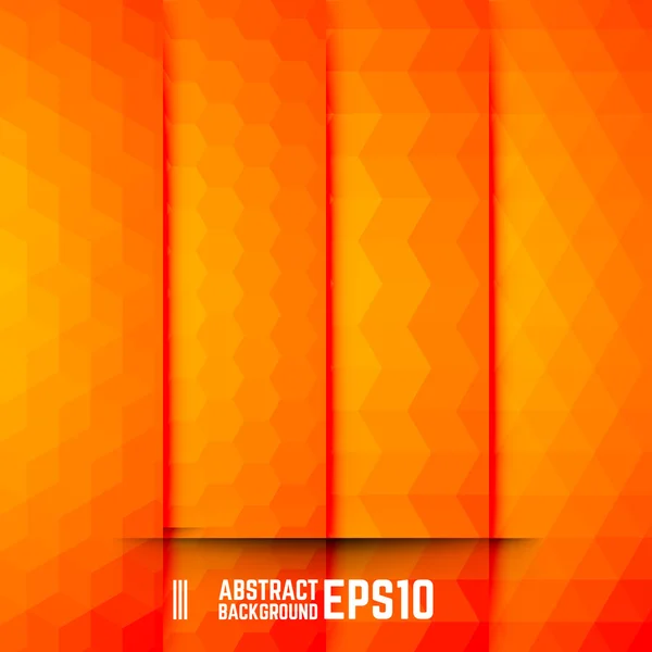 Set of Orange Abstract Backgrounds — Stock Vector