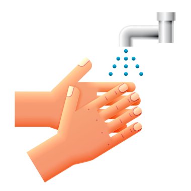 Ellerini yıka ikon.