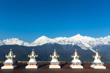 Meili kar dağ yunnan Çin