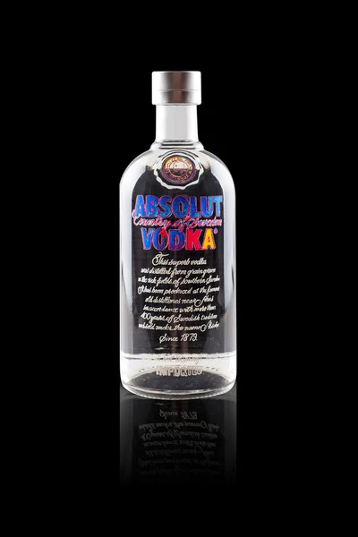 Bottiglia di vodka svedese Absolut, versione andy warhol . — Foto Stock