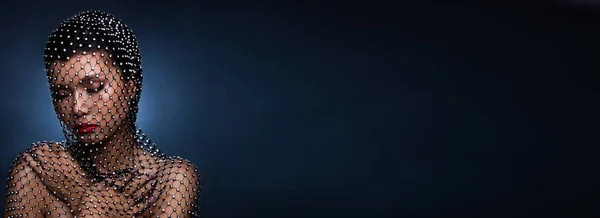 Face Shot Портрет Годов Азиатская Красивая Женщина Косметический Макияж Девушка — стоковое фото