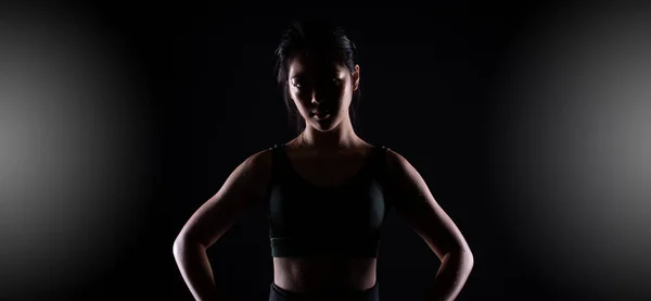 Maestro Cinturón Negro Taekwondo Karate Chica Que Atleta Joven Adolescente — Foto de Stock