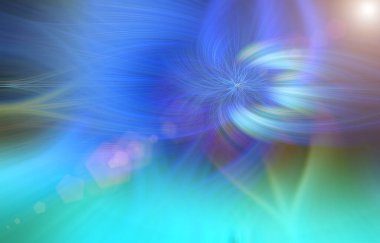 Çok renkli çizim eğrisi olan soyut kıvrımlı ışık lifleri ve su dalgası gibi dairesel, arka plan duvar kağıdı kavramını kopyala