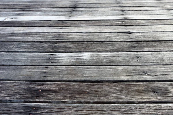 Vintage Plancher Bois Extérieur Détail Que Pluie Soleil Temps Humide — Photo