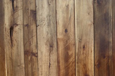 Ahşap Panel Arkaplan, doğal kahverengi renk, duvar dekoratif ormancı olarak tahıl dokusunu göstermek için dikey yığın