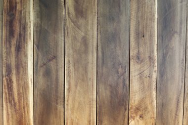 Ahşap Panel Arkaplan, doğal kahverengi renk, duvar dekoratif ormancı olarak tahıl dokusunu göstermek için dikey yığın