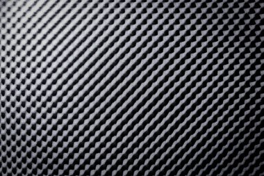 Ses geçirmez Akustik siyah gri köpük emici, piramit tarzı dolgu tabanlı ses kayıt stüdyosu duvar kağıdı arka planı olarak duvara iliştirilmiş sesi oda dışına indirmek ve korumak için