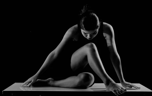 Silhouette Degli Anni Asiatica Donna Insegnante Presente Forma Del Corpo — Foto Stock