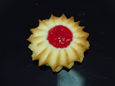 Reçelli kurabiye. Geleneksel Rus mutfağı. Fırın ürünleri. Yemek pişirme.