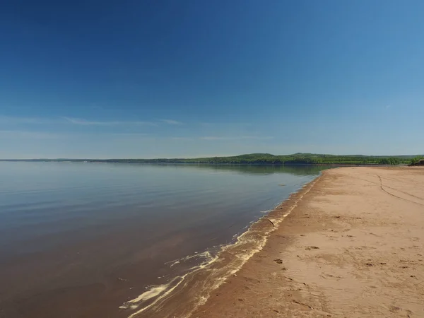 Coast Beach Spring Russian Spring Nature Russia Ural Perm Region — Stock Photo, Image