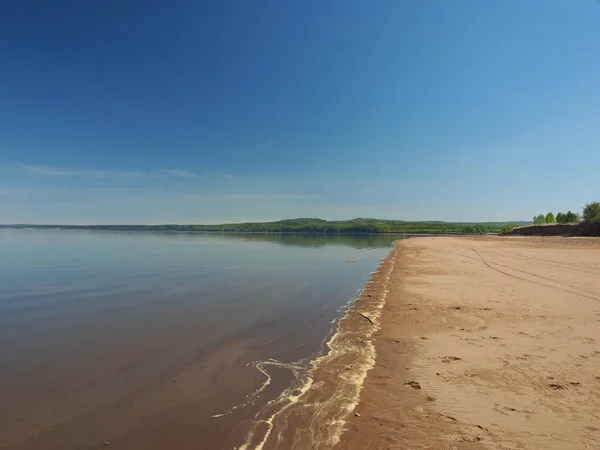 Coast Beach Spring Russian Spring Nature Russia Ural Perm Region — Stock Photo, Image