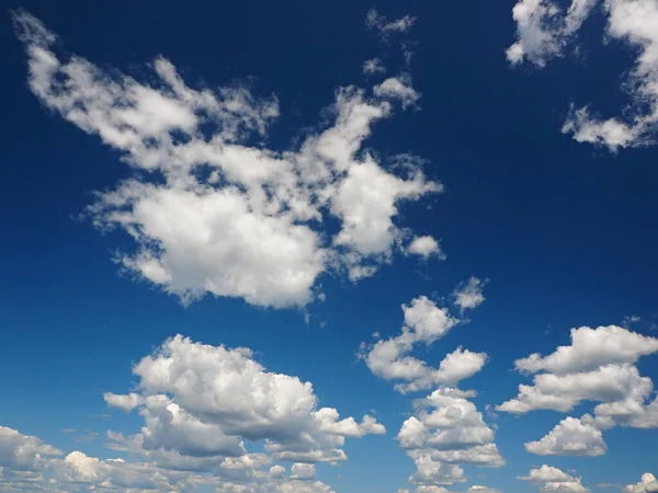 Awan Yang Indah Langit Yang Indah Musim Panas Rusia — Stok Foto