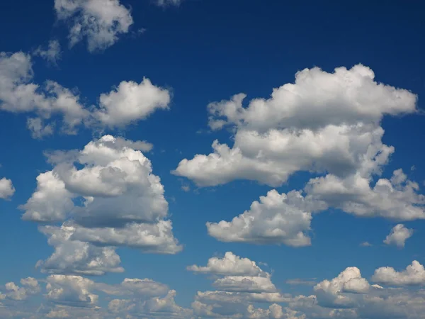 Awan Yang Indah Langit Yang Indah Musim Panas Rusia — Stok Foto