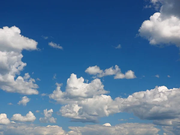 Awan Yang Indah Langit Yang Indah Musim Panas Rusia — Stok Foto