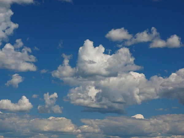 Awan Yang Indah Langit Yang Indah Musim Panas Rusia — Stok Foto