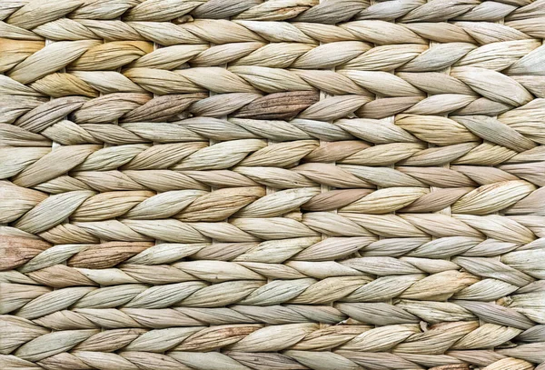 Плетеная Текстура Фон Тростникового Плетения Грубое Плетение Соломы — стоковое фото