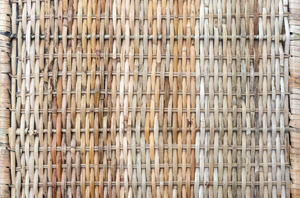 Плетені Текстури Фон Тростини Плетіння Грубе Ткацтво Соломи — стокове фото