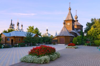 Radonezhsky, Murom, St Sergius onuruna ahşap kilise 