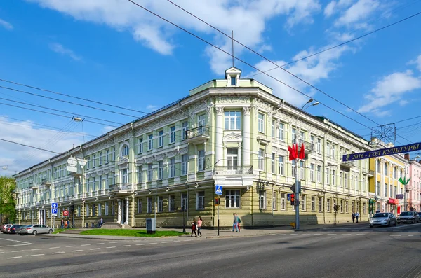 管理棟 (旧ヴィルナ商業銀行)、ホメリ、ベラルーシ — ストック写真