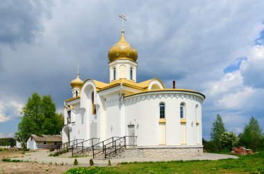 Church of St. Nicholas in Danilovichi of Gomel region, Belarus clipart