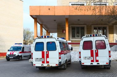 Ambulans, ambulans, Gomel, Beyaz Rusya Trafo Merkezi