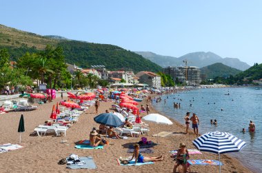 Beach resort Town Petrovac, Karadağ