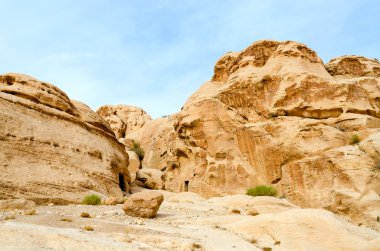Jordan, Petra, rock geçit yolu üzerinde  