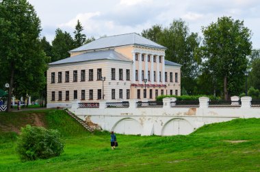 Cathedral (St. Nicholas) bridge and former City Duma, Uglich, Russia
