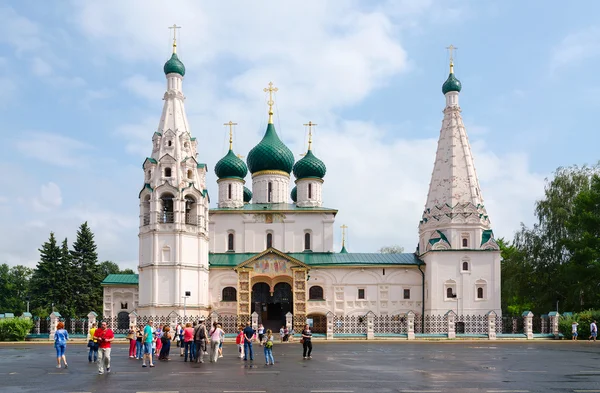 Храм пророка Іллі в Ярославлі, Золоте кільце Росії — стокове фото