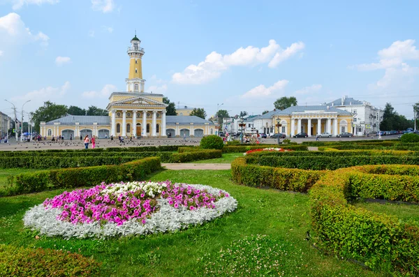 Yangın Kulesi ve eski lanet Susaninskaya Meydanı ' nda Kostroma, Rusya Federasyonu