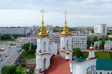 Lenin Caddesi ve kutsal diriliş Kilisesi, Vitebsk Üstten Görünüm 