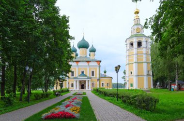 Kurtarıcı başkalaşım Katedrali ve Uglich Kremlin, Rusya'nın çan kulesi