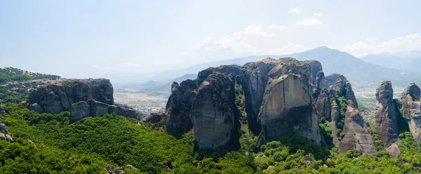 Grecia, Meteora, la vista desde la plataforma de observación — Foto de Stock