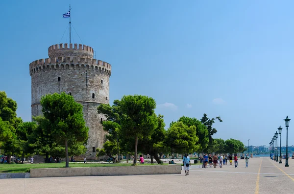 Yunani, Thessaloniki, Menara Putih — Stok Foto