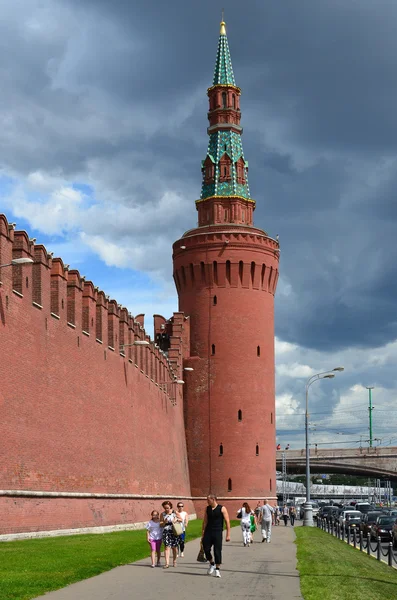Het Kremlin van Moskou. Beklemishevskaya (Moskvoretskaya) toren — Stockfoto