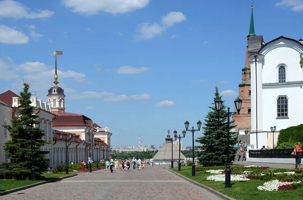 Kazan Kremlin. Rua Central — Fotografia de Stock